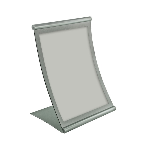 8.5"W x 11"H Curved Metal Frame